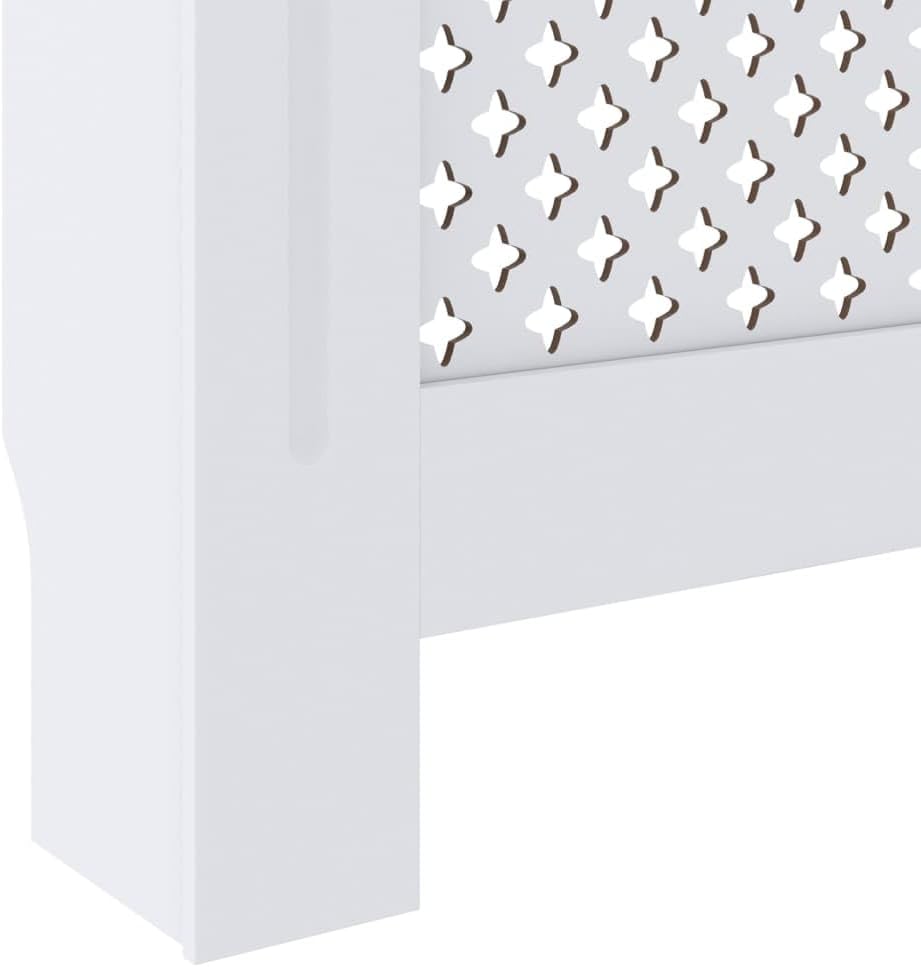 Wohnzimmer Heizkörperabdeckung 78x19x81.5 cm MDF Heizkörperverkleidung Dekorative Wabenmuster Design