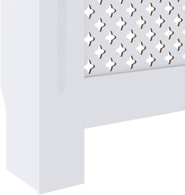 Wohnzimmer Heizkörperabdeckung 78x19x81.5 cm MDF Heizkörperverkleidung Dekorative Wabenmuster Design
