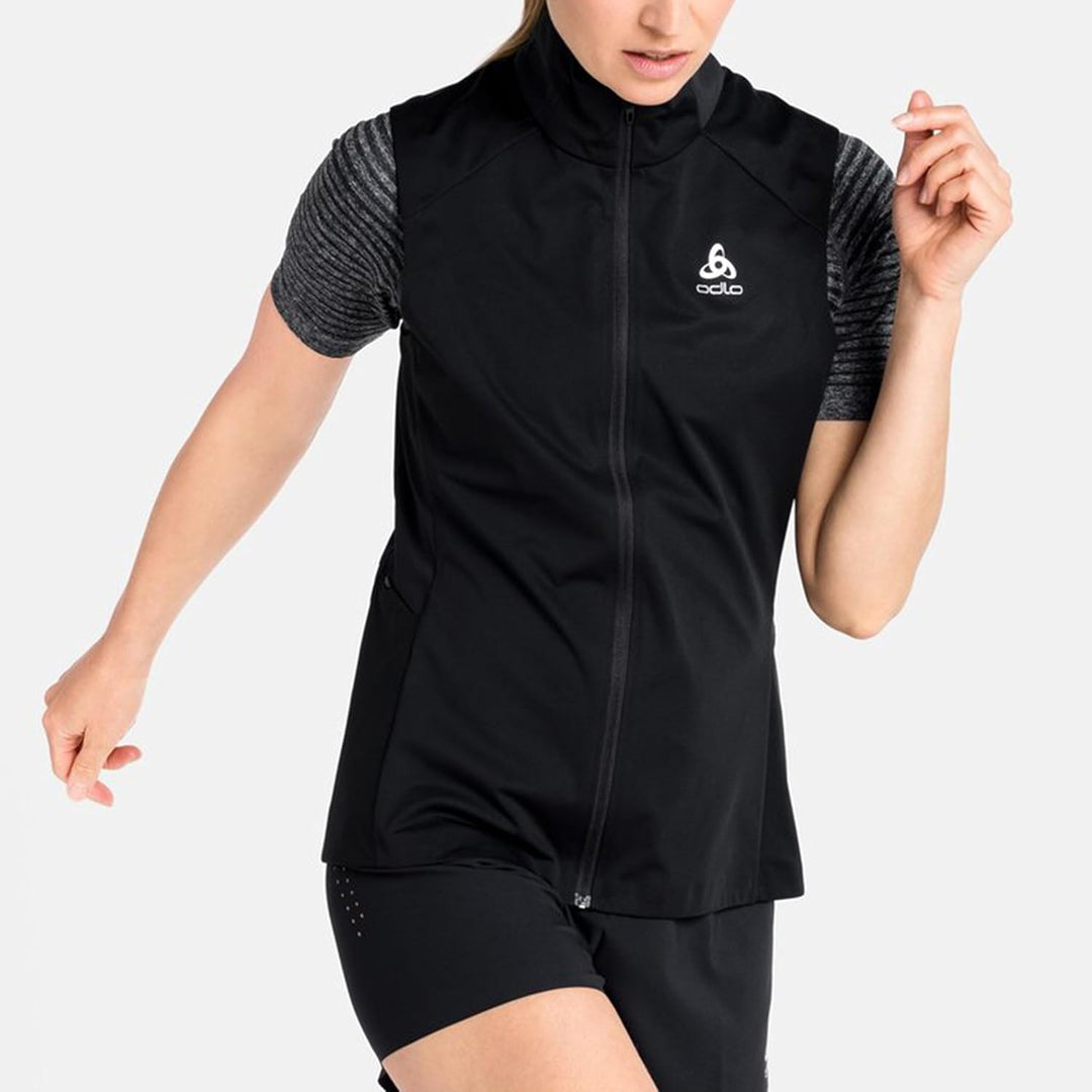 Odlo Damen Zeroweight Warm_313651 Laufweste XL Schwarz, XL Schwarz