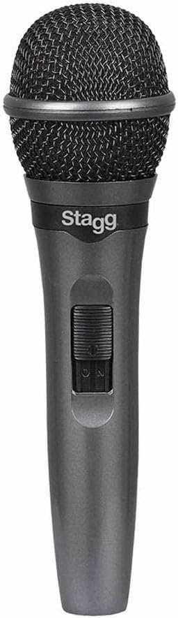 Stagg Live Stage Dynamisches Mikrofon (Set von 3) 50 Hz to 15 KHz Gesang und Instrumental - Standard