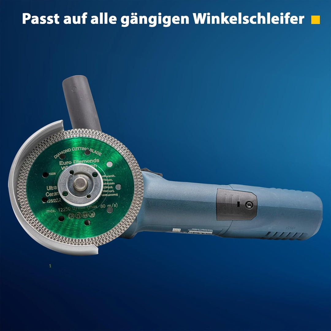 Profi Diamant-Trennscheibe Ceramic Super Ultra von EDW, 115 mm x 22,2mm, Fliesenscheibe/Fliesentrenn