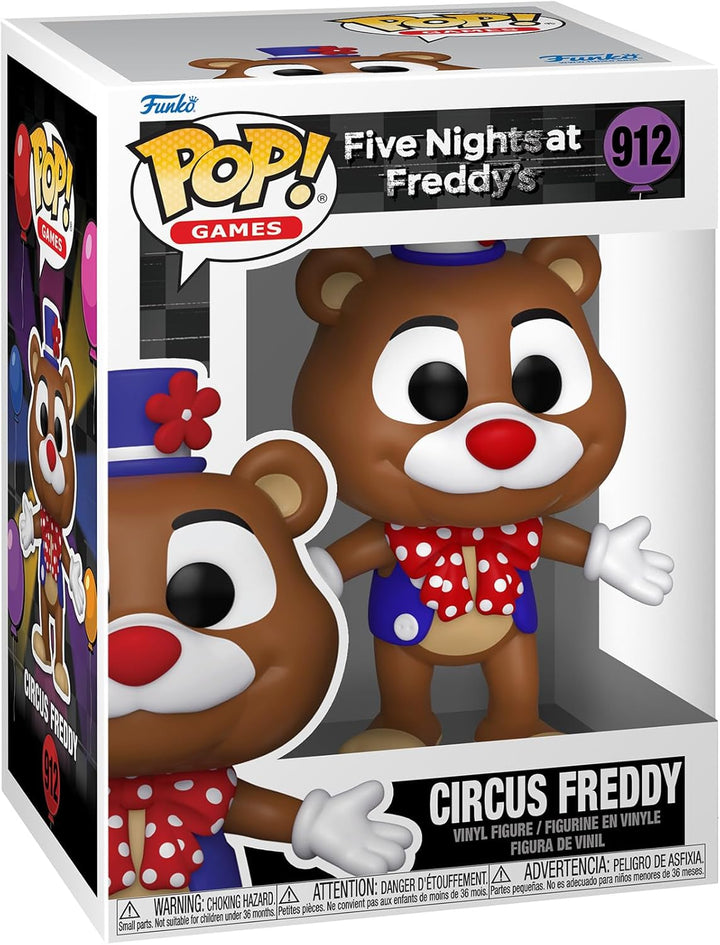 Funko Pop! Games: Five Nights at Freddy's (FNAF) SB - Circus Freddy Fazbear - Vinyl-Sammelfigur - Ge
