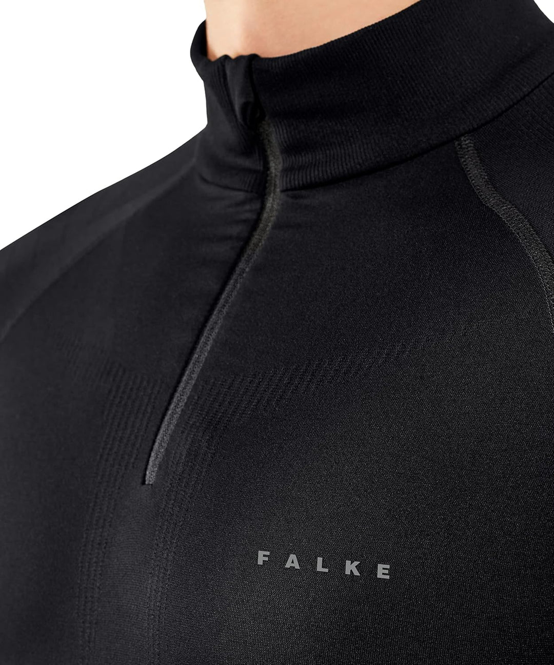 FALKE Herren Maximum Warm High Zip Neck Funktionsshirt Langarmshirt für kalte bis sehr kalte Tempera