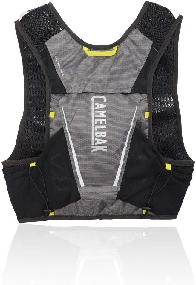 Camelbak Products LLC Unisex – Erwachsene Ultra Pro Vest Trinkweste, Graphite/Sulphur Spring, L