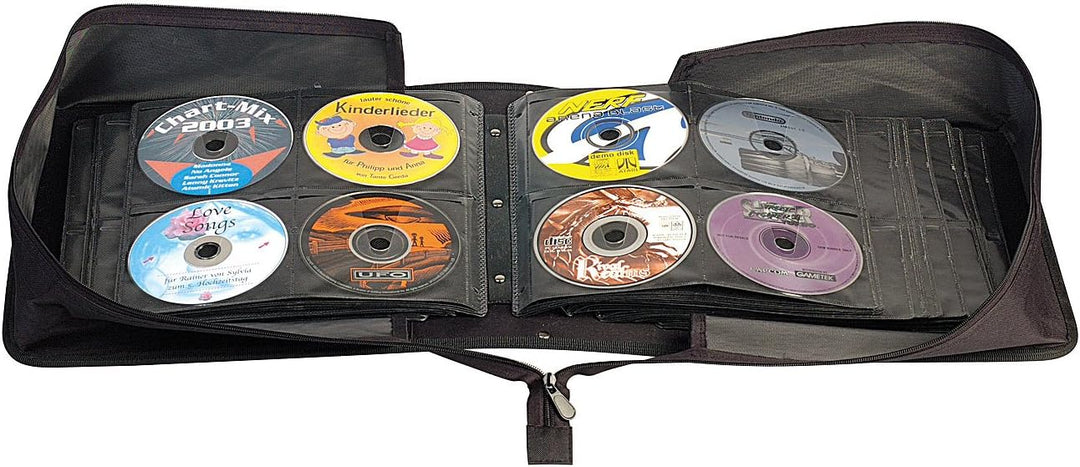 Xcase Cd Koffer: CD/DVD/BD-Tasche für 504 CD/DVD/BDs (Cd DVD Organizer, DVD Koffer, Aufbewahrung)
