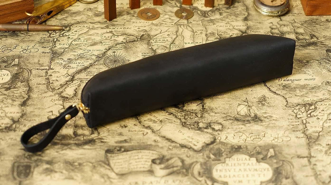 Su.B Federmäppchen - Federtasche - Etui aus Leder - Hergestellt aus Hochwertigem Leder - Passend für