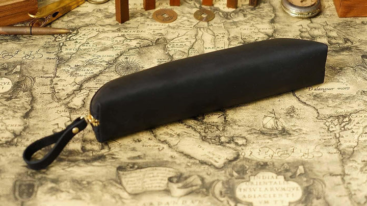 Su.B Federmäppchen - Federtasche - Etui aus Leder - Hergestellt aus Hochwertigem Leder - Passend für