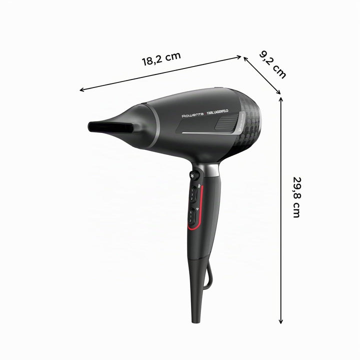 Rowenta x Karl Lagerfeld CV888L K/Pro Stylist Haartrockner | 2200 Watt Pro AC-Motor | ultraschnelles