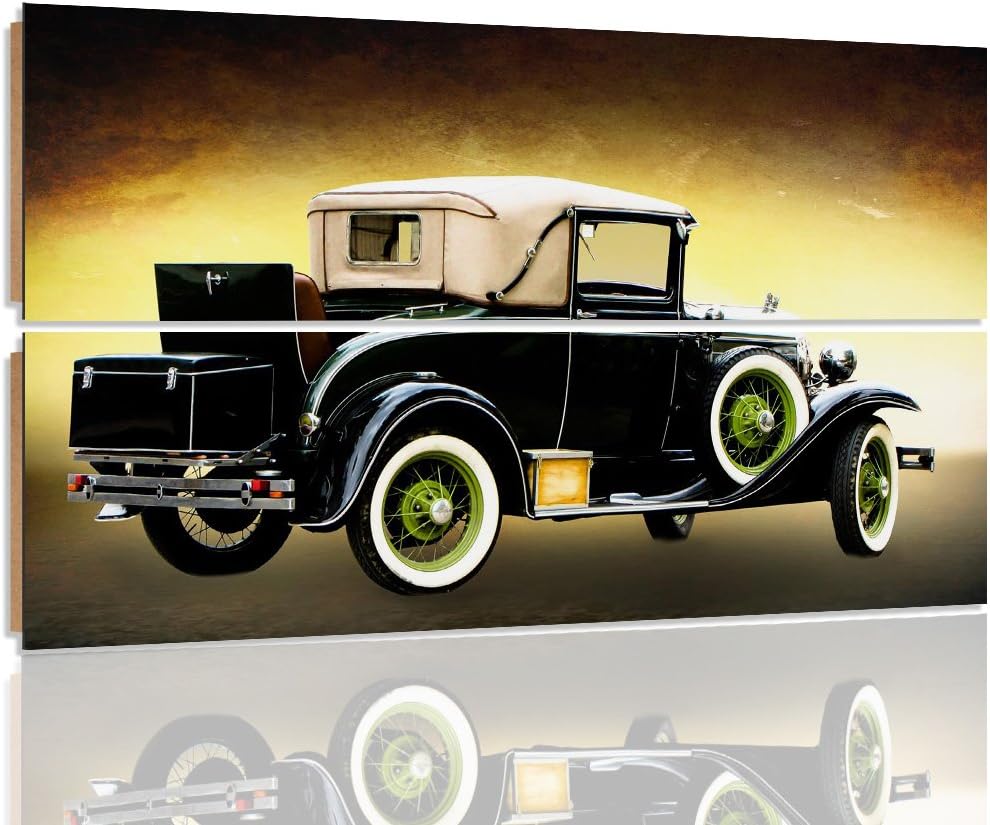 Feeby. Wandbilder - 2 Teile - 60x40 cm - rechteckige Form Bilder Kunstdrucke Deko Panel AUTO, FORD,