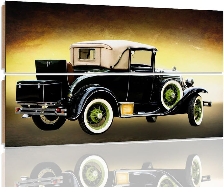 Feeby. Wandbilder - 2 Teile - 60x40 cm - rechteckige Form Bilder Kunstdrucke Deko Panel AUTO, FORD,