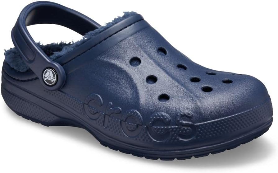 Crocs Unisex Baya Lined Clog 36/37 EU Navy, 36/37 EU Navy