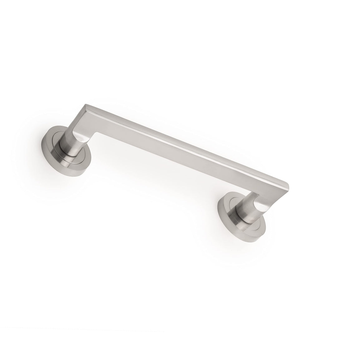 Emuca - Griff mit Rosetten mit 50 mm Durchmesser, Griff mit geradem Design für Schiebetür, Aluminium
