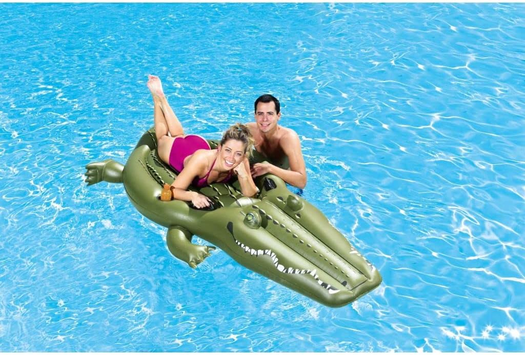 Bestway 41096 - Jumbo Schwimmtier Croc Funday