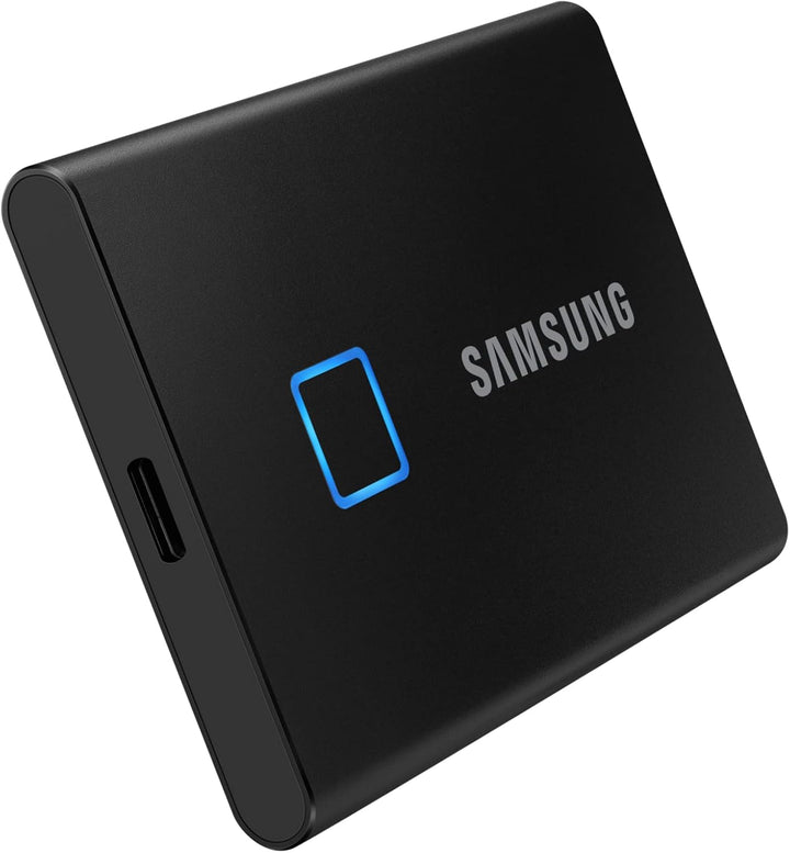 Samsung Portable SSD T7 Touch, 2 TB, USB 3.2 Gen.2, 1.050 MB/s Lesen, 1.000 MB/s Schreiben, Externe