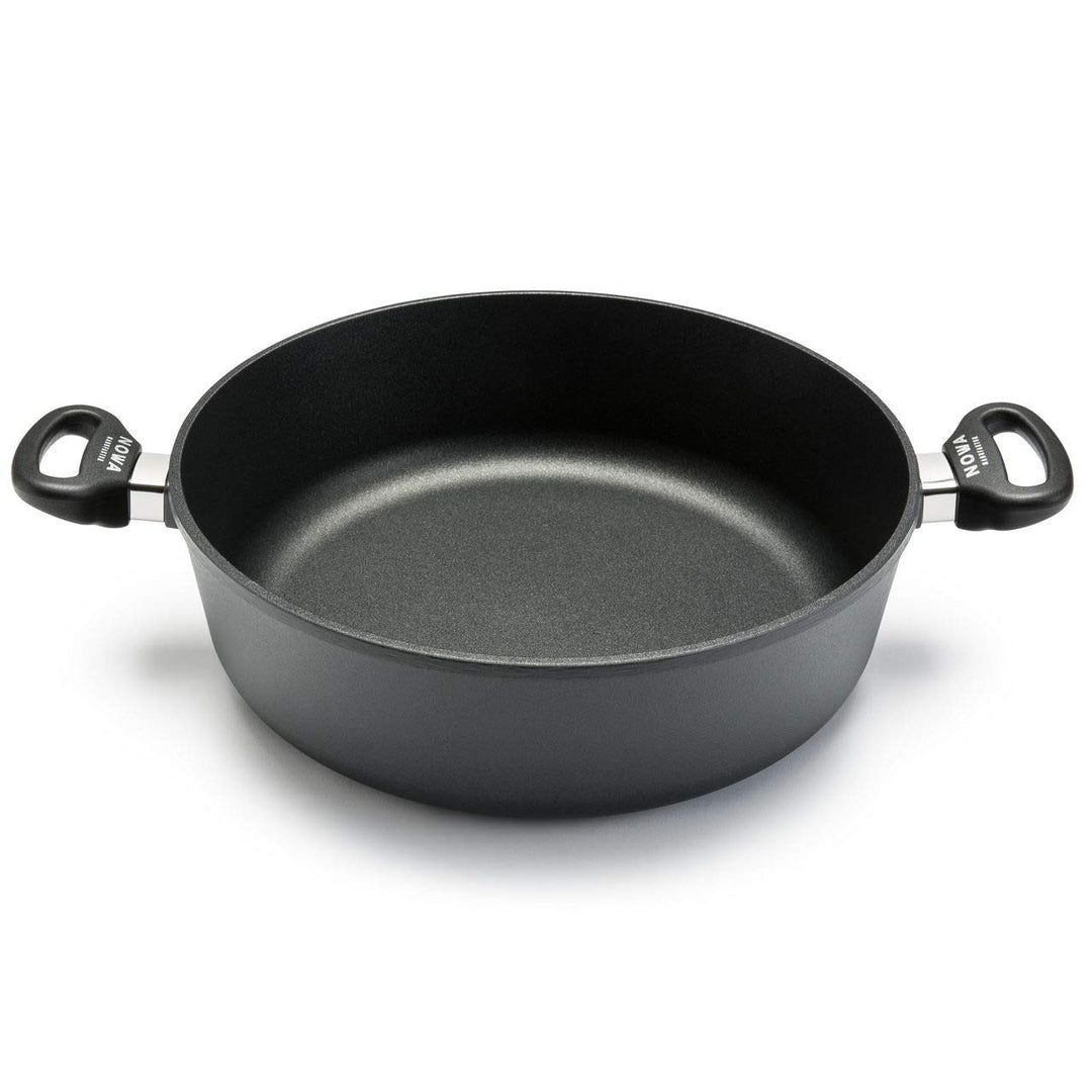 NOWA Aluguss Bräter, backofenfest bis 280 °C, Antihaft beschichtet, Induktion, Made in Germany, für