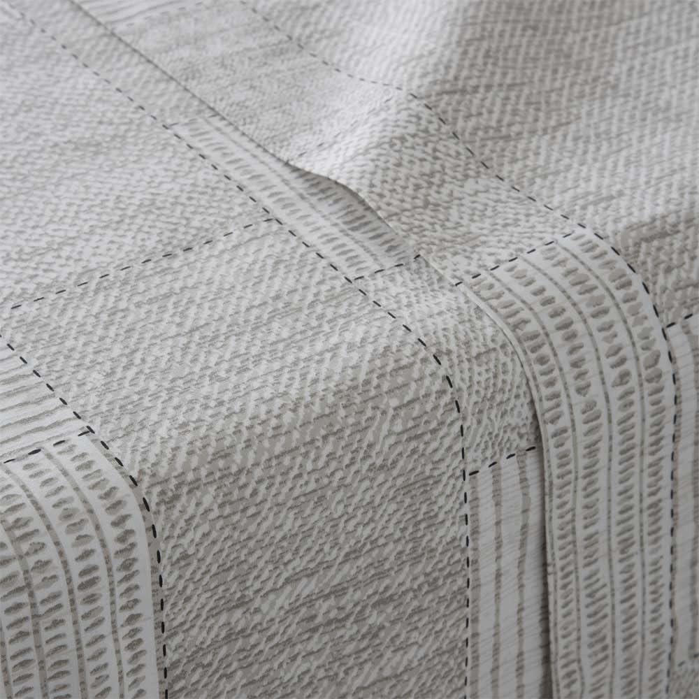 COTTON ARTean Bettwäsche-Set aus Bio-Baumwolle, Beige, 135 x 190/200 cm, inkl. Bettlaken + 1 Kissenb