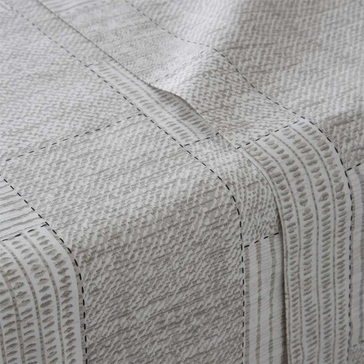 COTTON ARTean Bettwäsche-Set aus Bio-Baumwolle, Beige, 135 x 190/200 cm, inkl. Bettlaken + 1 Kissenb