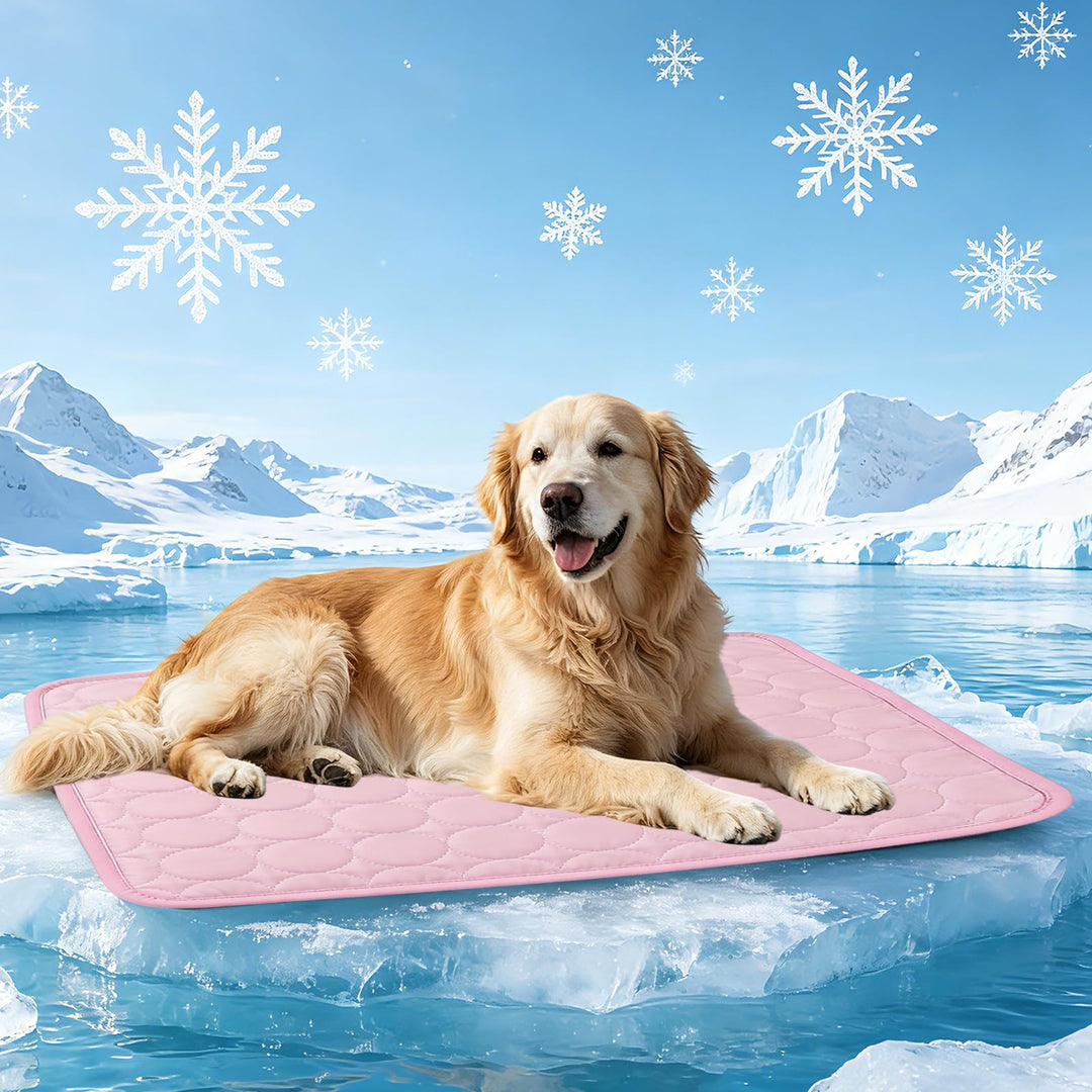 Kühlmatte für Hunde Gross, Selbstkühlend Hundematte 100 * 70cm Kühldecke für Hunde, Sommer Kühlkisse