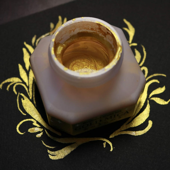 Kuretake Calligraphy Ink - 60 ml - Gold, Gold