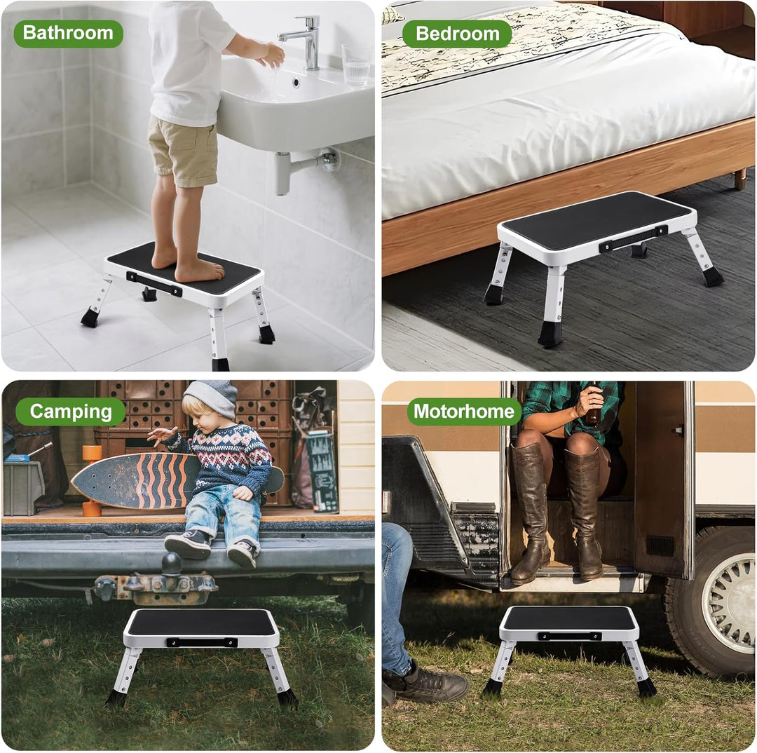 Klapphocker, Tritthocker Klappbar, Hocker Klappbar, Klapptritt, Falthocker, Trittstufe Klappbar, Fus