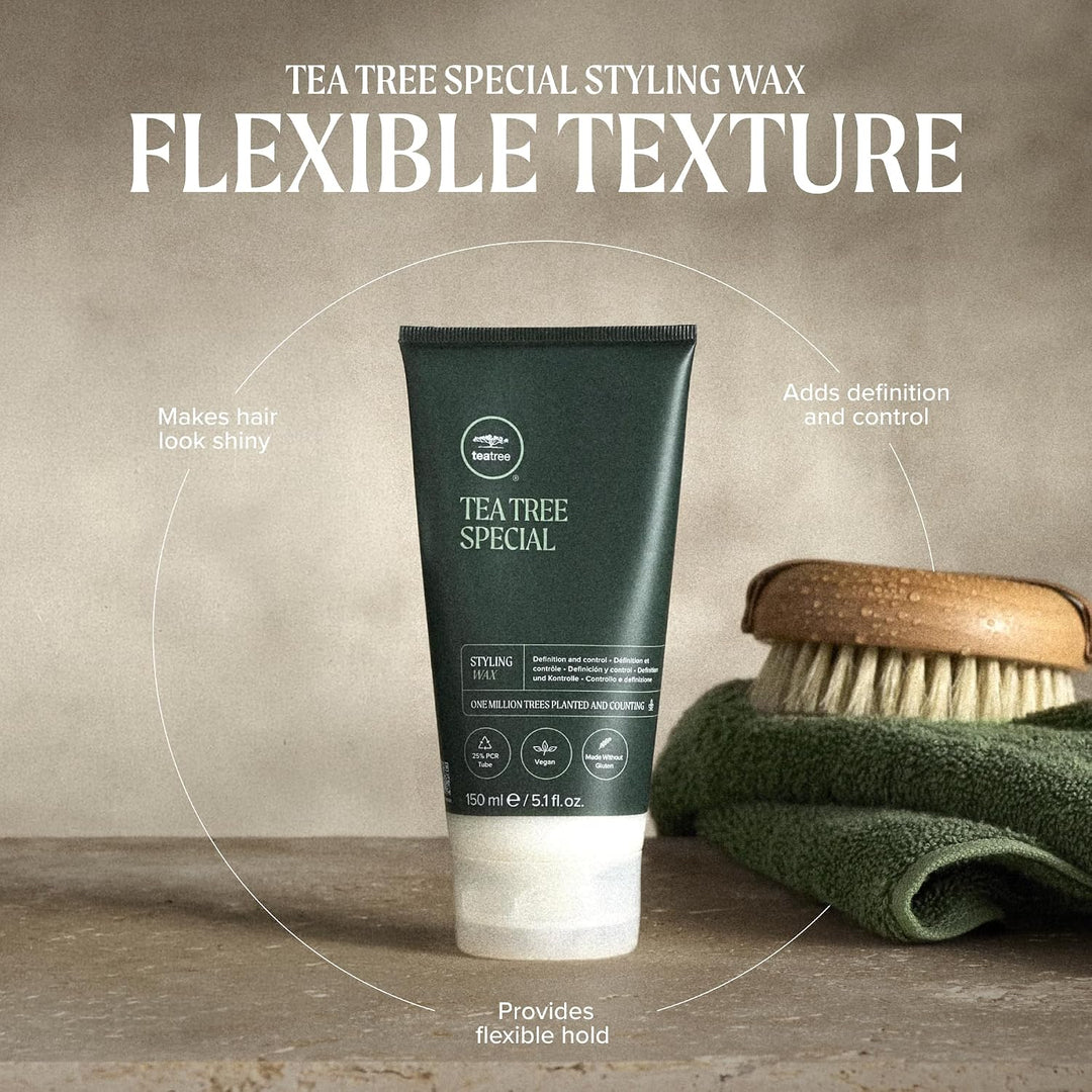 Paul Mitchell Tea Tree Styling Wax - Shaping-Paste verleiht Struktur und Glanz ideal für kurzes Haar