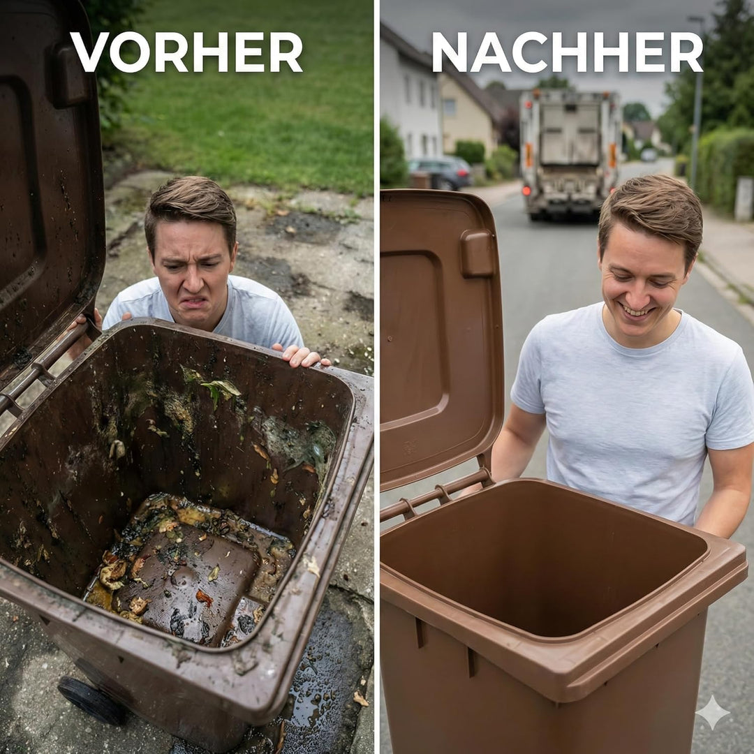 BIOGLÜCK® - 60 &amp; 80 Liter Biomüllsäcke für die Biotonne [25 Stück] / Extra nass- &amp; reissfestes Papie