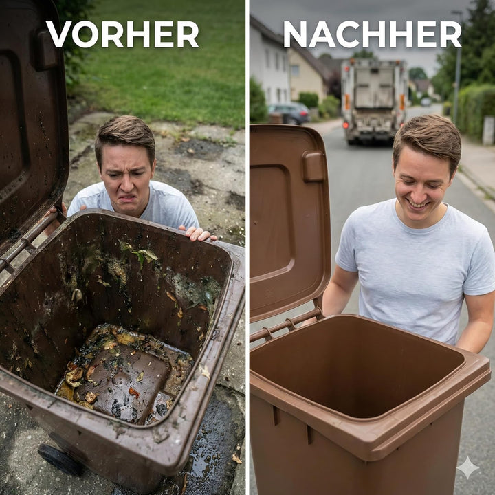 BIOGLÜCK® - 60 &amp; 80 Liter Biomüllsäcke für die Biotonne [25 Stück] / Extra nass- &amp; reissfestes Papie