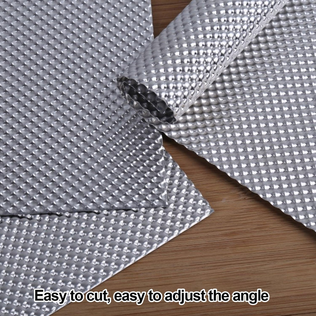 1 Stück 40 × 120 cm Hitzeschutzfolie Auto, Korrosionsbeständig und Hochtemperaturbeständig, Kann Bel