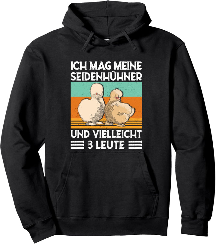 Seidenhuhn Züchter Geschenk Seidenhühner Silkie Huhn Hühner Pullover Hoodie