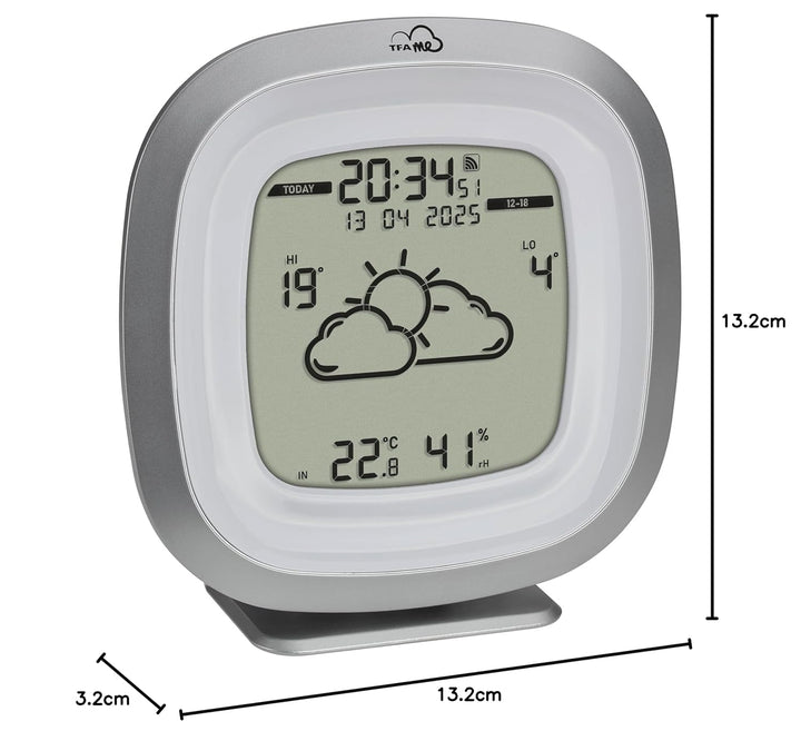 TFA Dostmann WLAN Wetterstation TFA.me ID-03, 35.8101, lokale Profi-Wettervorhersage durch wetter.co