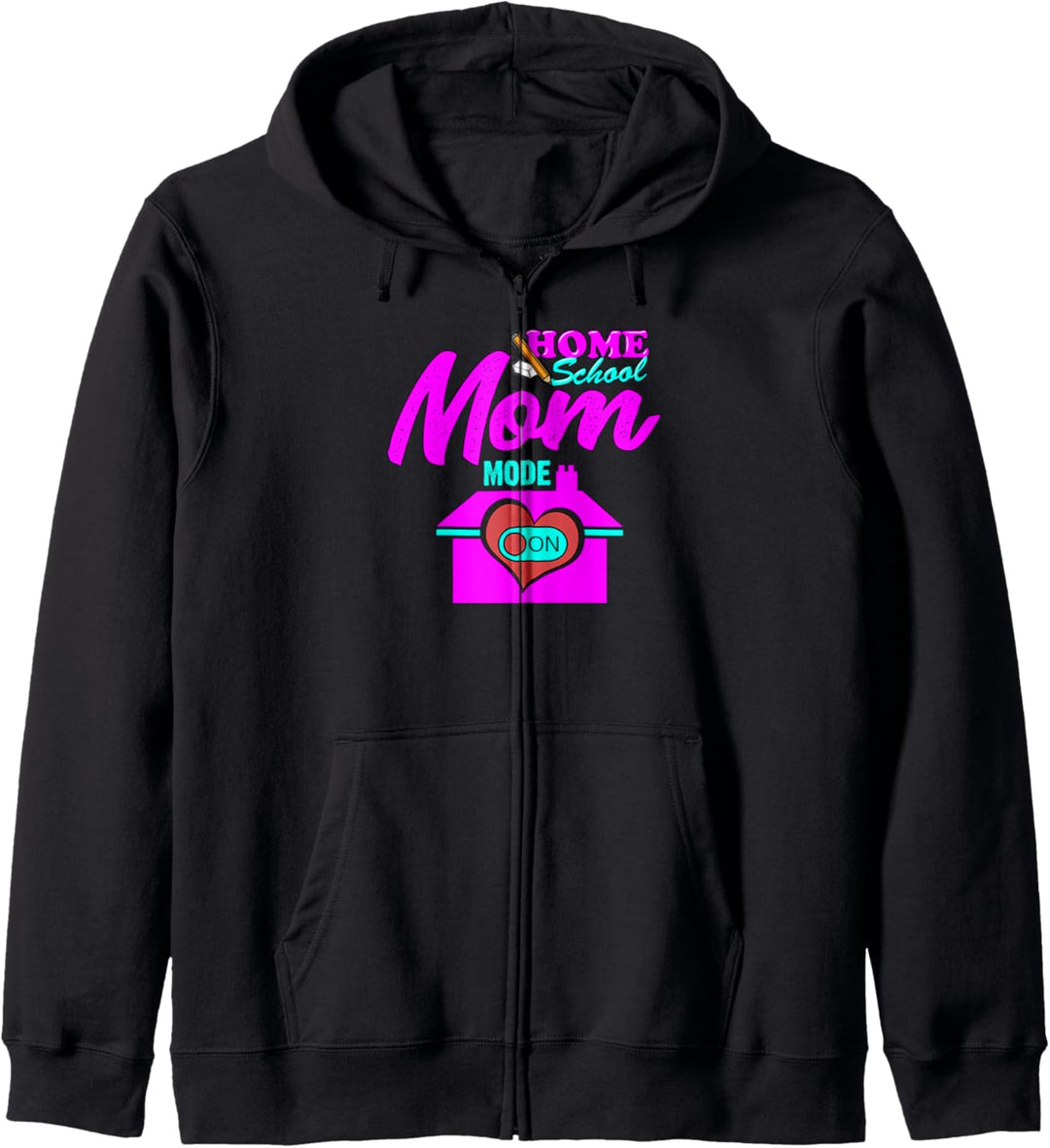 Home School Mom Mode On - 2020 Homeschooling Mom Teacher Kapuzenjacke