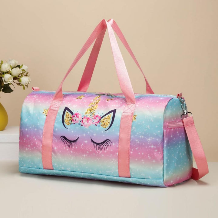 Sporttasche Kinder Reisetasche Jungen Mädchen mit Nassfach Schwimmtasche Weekender Duffle Bag Outdoo