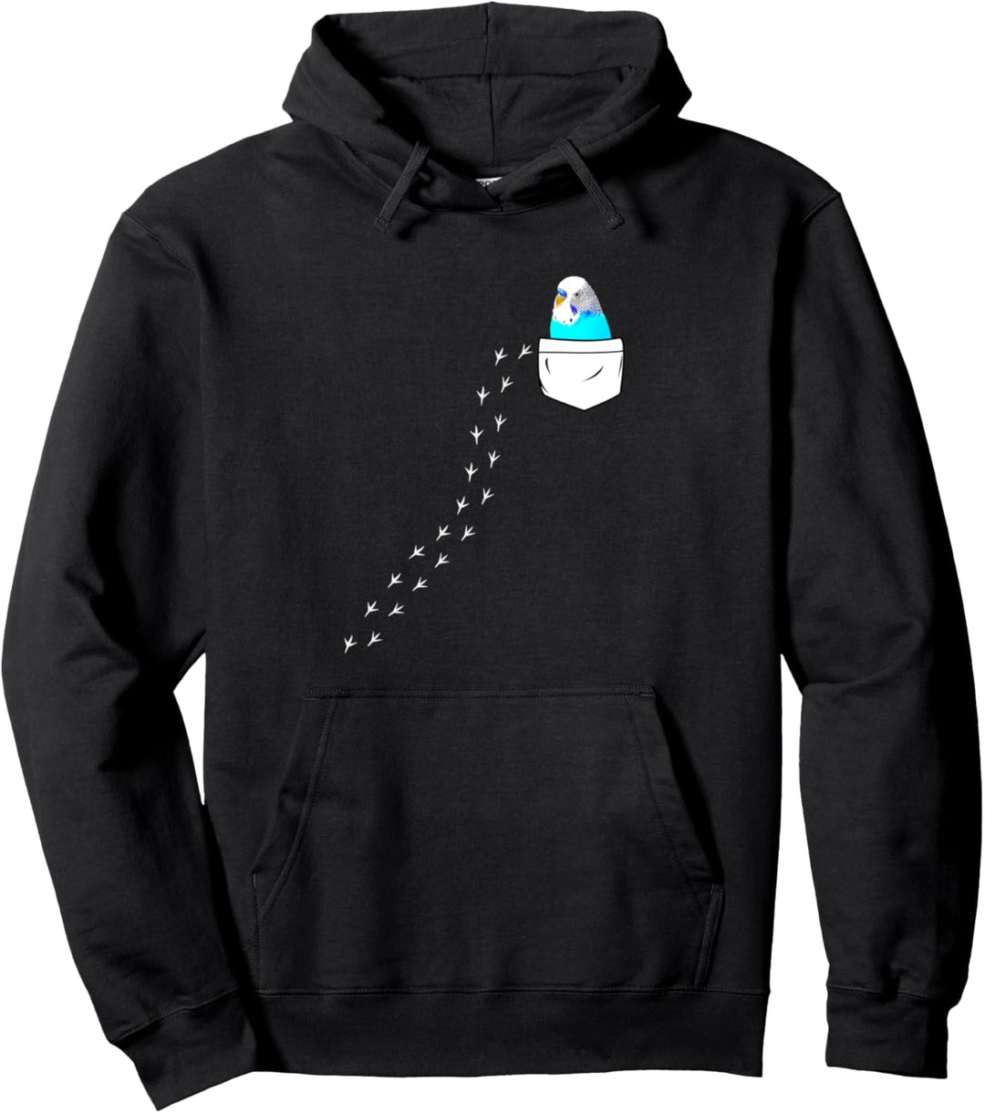 Wellensittich Figur Brusttasche Welli Wellensittiche Pullover Hoodie