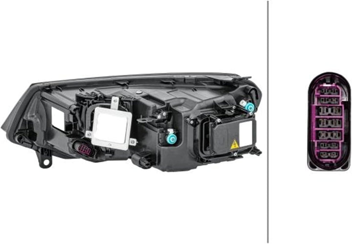 HELLA 1ZT 010 328-021 Bi-Xenon/LED Scheinwerfer - VW Touareg (7P5, 7P6) - CCC/ECE - für Rechtsverkeh