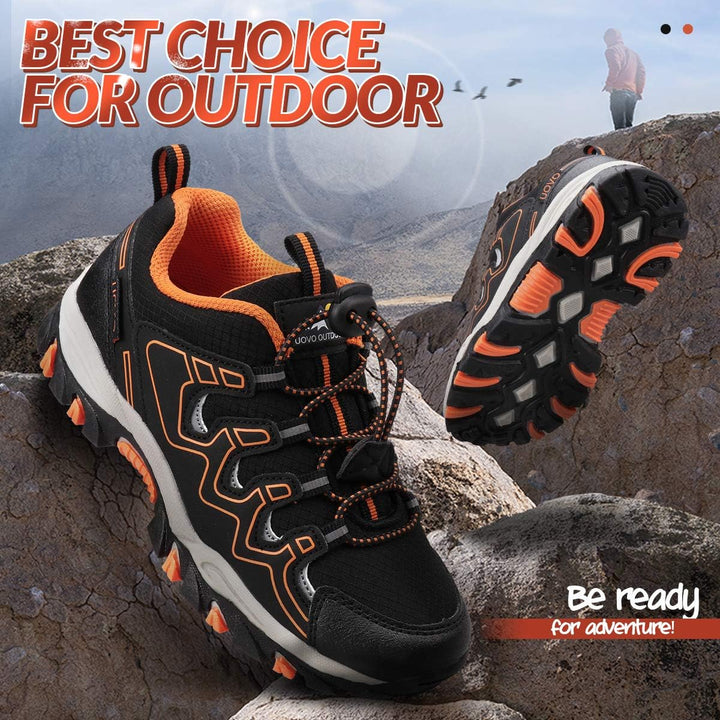 UOVO Turnschuhe Jungen Wasserdicht Wanderschuhe Sneakers Kinder Trekking Schuhe Outdoor Sportschuhe