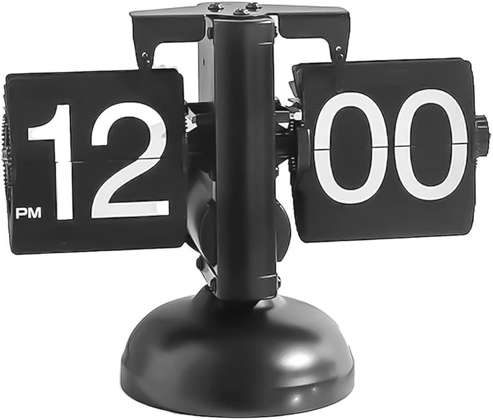 Retro Flip Down Uhr Automatische Flip Digitale Schreibtisch Uhr Innengetriebe Mechanische Metallstüt