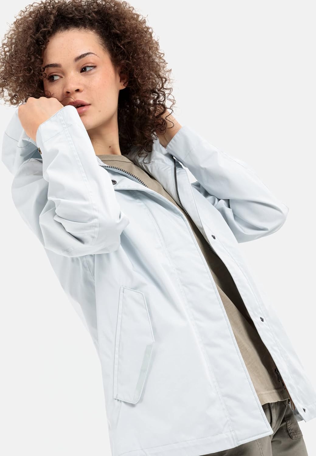 camel active Damen teXXXactive® Jacke aus einem Bio-Baumwollmix 44 Pale Mint, 44 Pale Mint