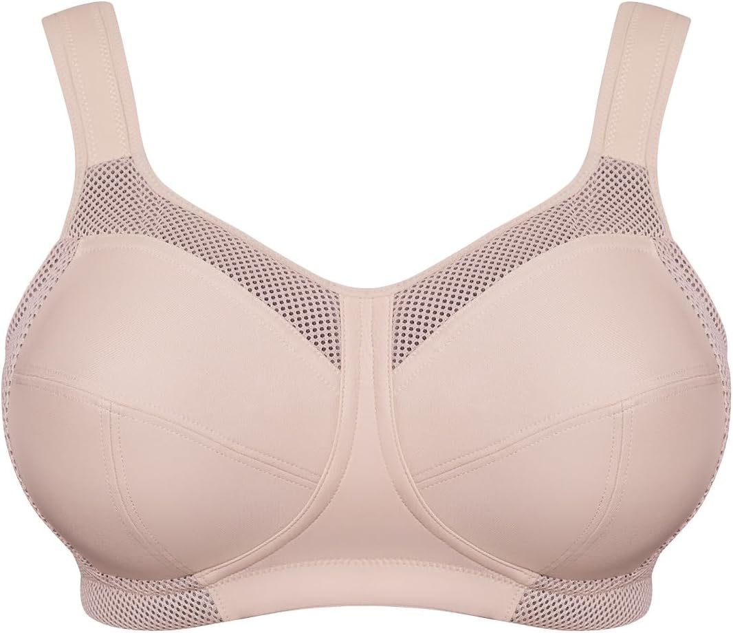 Ulla Dessous - Kate Sport und Entlastungs-BH ohne Bügel - 6028 - Gepolsterte Träger, Viergeteilte Cu