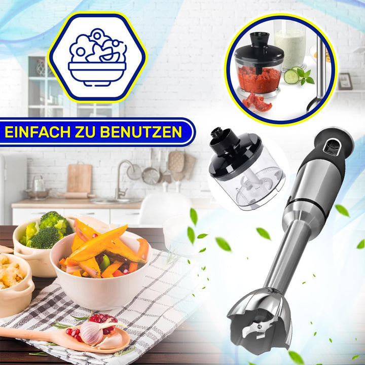 MONTERAL Blender Zerkleinerer für Stabmixer mit Originalcode 12043110 für Bosch MaxoMixx - Garantie