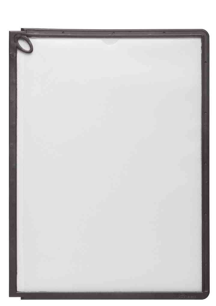 Durable Sichttafel Sherpa Panel A4, 5 Stück, graphit, 560637, graphit