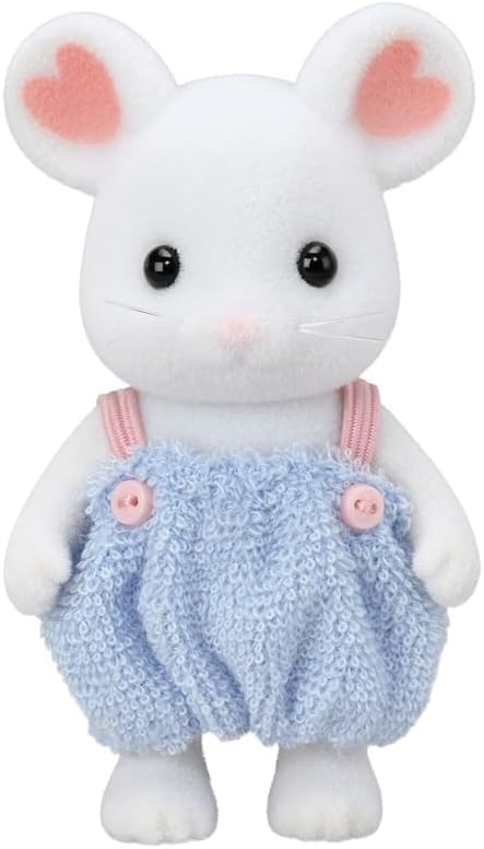 Sylvanian Families 5805 Marshmallow Mäuse Badespass Spielset, Set mit Tierfigur, Süsse Mäuse Spielfi