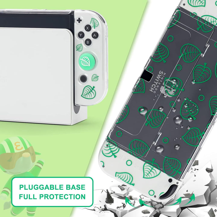 BRHE Case Switch Tasche für Nintendo Switch OLED mit Schutzhülle, Animal Crossing Switch Schutzhüll