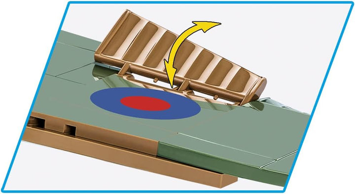 COBI 5728 Historische Sammlung Zweiten Weltkrieg Hawker Hurricane MK. I Flugzeug Bausteine, Various