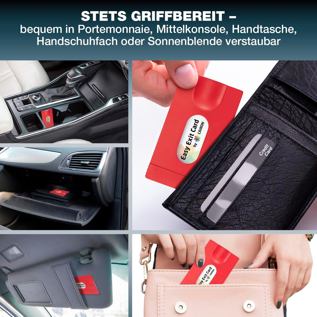 Wenn jede Sekunde zählt | Notfall-Rettungswerkzeug im Kreditkartenformat | Für PKW-Seitenscheiben, v