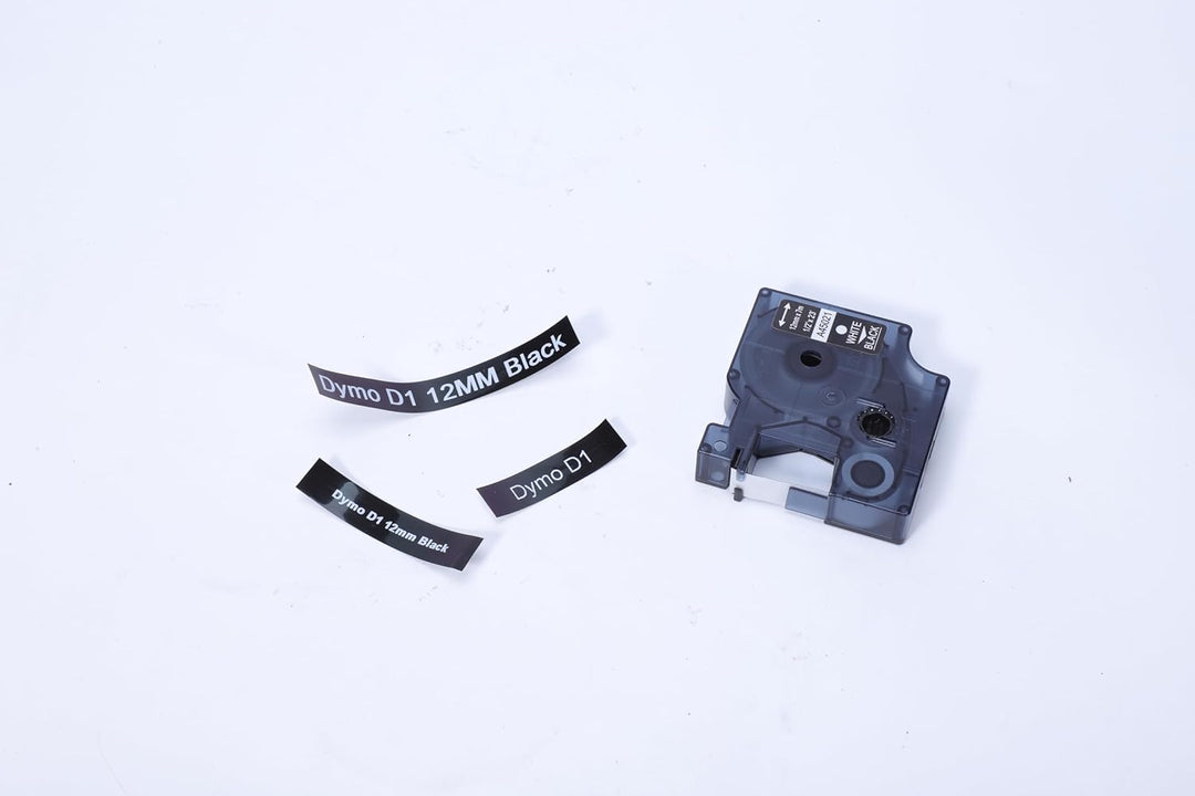 Aken 45021 kompatibel mit Dymo D1 Etikettenband Schwarz 12mm x 7m für LabelManager 160 LM280 210D 36