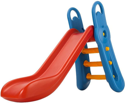 BIG - Fun-Slide - 152cm lange Rutschbahn, Nutzung für den Hausgebrauch, rot-blaue Rutsche für drinne