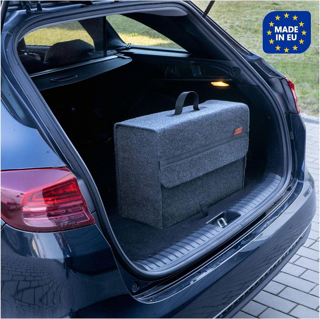 M MOTOS Auto Kofferraumtasche Filz Kfz Kofferraum Organizer für Werkzeug & Autopflege