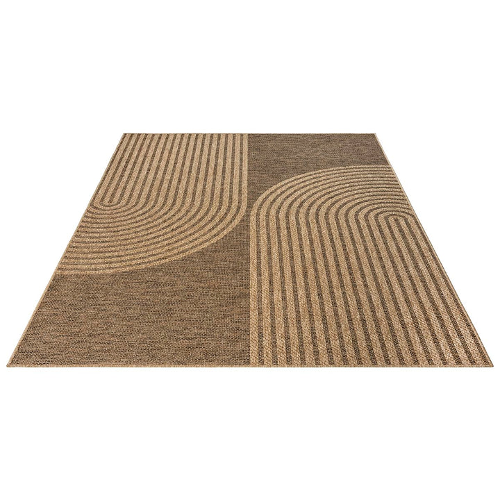 Mia´s Teppiche Soil - wetterfester In- und Outdoor Teppich im Natürlichem Jute-Look, wetterfest, gee