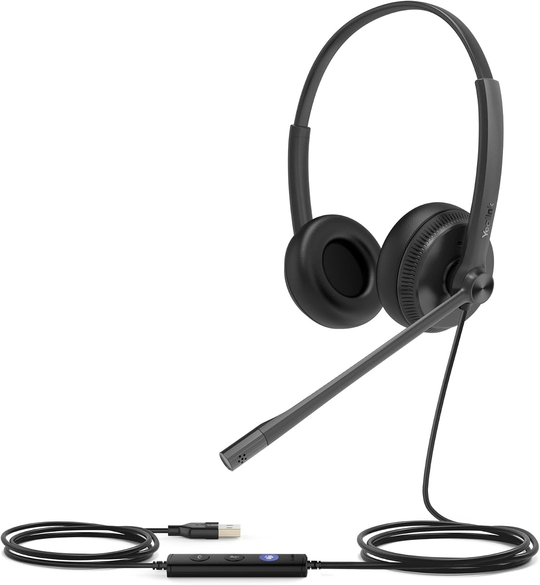 Yealink USB Headset UH34 Dual Teams, schwarz, UH34 Dual Teams