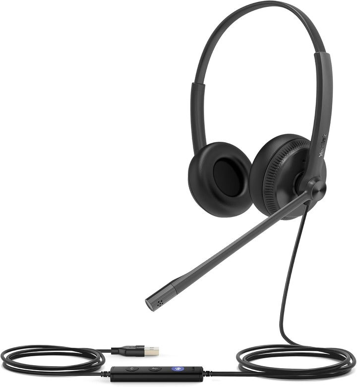 Yealink USB Headset UH34 Dual Teams, schwarz, UH34 Dual Teams